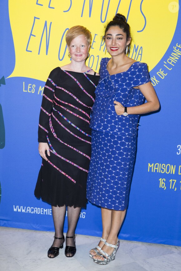 Golshifteh Farahani et Jenifer Malmqvist - Dîner de Gala du Panorama des Nuits en Or à l'UNESCO à Paris le 16 juin 2014.