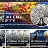La Monnaie royale britannique a édité une pièce commémorative pour le 1er anniversaire du prince George de Cambridge, fils du prince William et de Kate Middleton, et futur roi d'Angleterre.