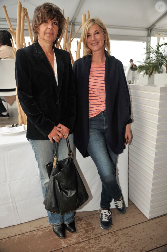 Laurence Katrian et Michèle Laroque à Cannes le 15 mai 2014.