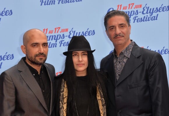 Shlomi Elkabetz, Ronit Elkabetz et Simon Abkarian - Avant-première du film "Le procès de Viviane Amsalem" lors du 3e Champs-Elysées Film Festival à Paris, le 17 juin 2014.