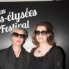 Exclusif - Karin Viard et Emmanuelle Devos - Avant-première du film "On a failli être amies" dans le cadre du 3e Champs-Elysées Film Festival à Paris, le 16 juin 2014.