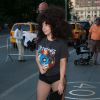 Lady Gaga quitte un salon de tatouage à New York, le 18 juin 2014.