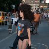 Lady Gaga quitte un salon de tatouage à New York, le 18 juin 2014. 