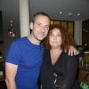 Exclusif - Fred Testot et Valérie Mairesse - Fred Testot organise une soirée en tant qu'ambassadeur de la BMW i3 dans son restaurant "Cachette" à Paris le 19 juin 2014.
