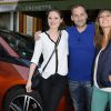 Exclusif - Cécile Bar, Fred Testot et Julie de Bona - Fred Testot organise une soirée en tant qu'ambassadeur de la BMW i3 dans son restaurant "Cachette" à Paris le 19 juin 2014.