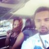 Karrueche et Chris Brown en voiture. Photo postée le 20 juin 2014.