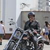 Johnny Hallyday à Malibu le 21 juin 2014.
