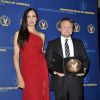 Famke Janssen et Rian Johnson aux Directors Guild of America Awards à Los Angeles, le 2 février 2013.