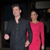 Robin Thicke et sa femme Paula Patton sortent de leur hôtel à New York, le 23 octobre 2013. 