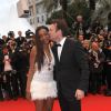 Samuel Le Bihan et sa femme Daniela lors du 65e Festival du film de Cannes, le 20 mai 2012. 