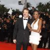 Samuel Le Bihan et sa femme Daniela lors du 65e Festival du film de Cannes, le 20 mai 2012.