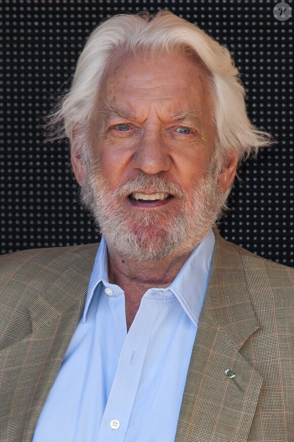 Donald Sutherland à Cannes, le 17 mai 2014.