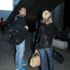 Russell Crowe, son ex-femme Danielle Spencer et leurs fils Charles et Tennyson arrivent à Los Angeles, le 26 juin 2014.