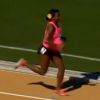 Alysia Montano, enceinte de 8 mois, court un 800m à Sacramento le 26 juin 2014.