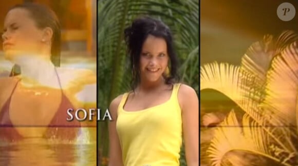 Sofia Hellqvist dans l'émission de télé-réalité suédoise "Paradise Hotel", en 2005.