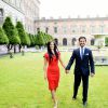 Le prince Carl Philip de Suède et sa compagne Sofia Hellqvist annoncent leurs fiançailles lors d'une conférence de presse devant le palais royal à Stockholm, le 27 juin 2014. Ils se marieront en 2015.  Today the Marshal of the Realm announced the engagement of Prince Carl Philip of Sweden and Miss Sofia Hellqvist. The wedding date has not yet been decided but it is planned to take place during the summer of 2015. King Carl XVI Gustaf, Queen Silvia, Prince Carl Philip and Sofia Hellqvist met the press at the Royal Palace this afternoon. Stockholm, 27th june 201427/06/2014 - Stockholm