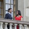 Le prince Carl Philip de Suède et sa compagne Sofia Hellqvist annoncent leurs fiançailles lors d'une conférence de presse au palais royal à Stockholm, le 27 juin 2014. Ils se marieront en 2015.  STOCKHOLM 2014-06-27. Today the Marshal of the Realm announced the engagement of Prince Carl Philip of Sweden and Miss Sofia Hellqvist. The wedding date has not yet been decided but it is planned to take place during the summer of 2015. King Carl XVI Gustaf, Queen Silvia, Prince Carl Philip and Sofia Hellqvist met the press at the Royal Palace this afternoon.27/06/2014 - Stockholm