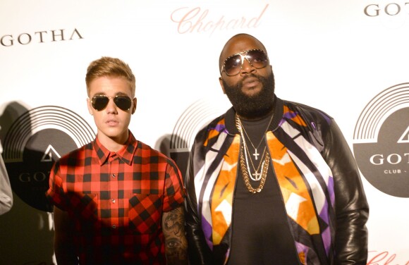 Justin Bieber a pris part au showcase du rappeur Rick Ross au Gotha Club de Cannes le 19 mai 2014.