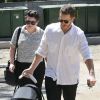 Ginnifer Goodwin s'est offert une sortie avec son mari Josh Dallas et leur bébé Oliver, à une fête d'anniversaire à Los Angeles, le 29 juin 2014.