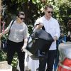 Ginnifer Goodwin s'est offert une sortie avec son mari Josh Dallas et leur bébé Oliver, à une fête d'anniversaire à Los Angeles, le 29 juin 2014.