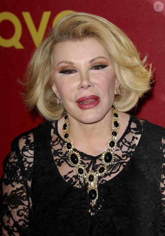 Joan Rivers à la soirée "Red Carpet Style Pre-Oscars" à Beverly Hills, le 28 février 2014.