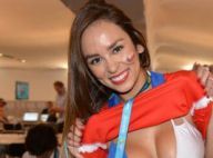 Jhendelyn Nunez : La sexy journaliste du Mondial enlève le haut... pour le Chili