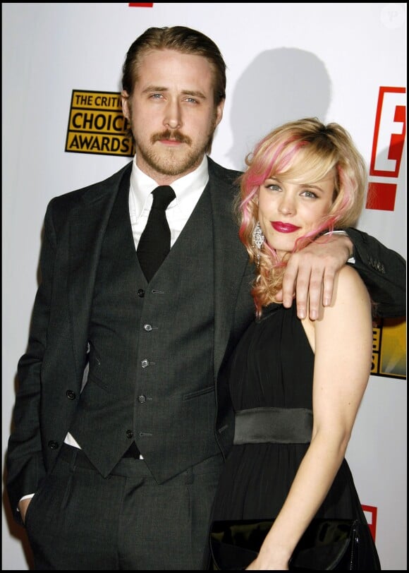 Ryan Gosling et Rachel McAdams lors des Critics Choice Awards à Santa Monica le 13 janvier 2007