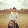  Lorie s'est rendue en Chine et plus précisément dans le désert de Gobi. Juin 2014. 