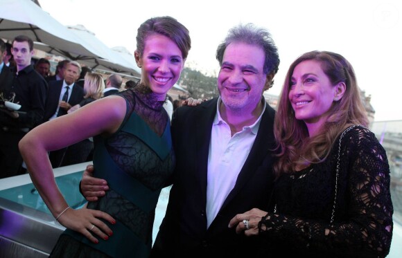 Exclusif - Lorie, Raphaël Mezrahi, Nicole Ponsot (présidente de l'association) - Soirée de Gala caritative au profit de l'association "Des Cantines Scolaires pour les Enfants du Sahel" à Cannes au Five Seas Hotel, le 31 mai 2014.