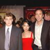 Nicolas Cage, son épouse Alice Kim et son fils Weston à Londres, le 8 novembre 2004.