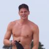Le buteur de la Fiorentina Mario Gomez sur l'île de Formentera, le 2 juillet 2014