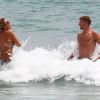 Steven Gerrard et sa superbe épouse Alex à Ibiza, le 3 juillet 2014