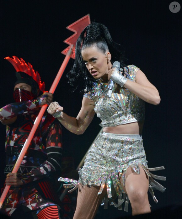 Katy Perry lors du Festival de musique "Big Weekend" à Glasgow. Les 24 et 25 mai 2014.