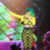 Katy Perry en concert dans le cadre de sa tournée "Prismatic Tour" à Belfast. Le 7 mai 2014.