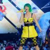 Katy Perry en concert avec son "Prismatic Tour" à Belfast. Le 7 mai 2014.