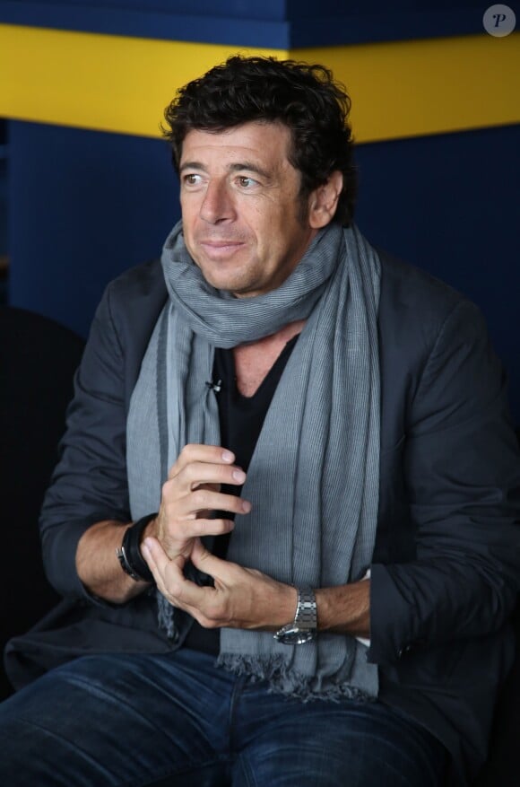 Exclusif - Patrick Bruel lors d'une interview pour la promotion du film "Tu veux ou tu veux pas" avec Patrick Bruel au Pavillon Unifrance lors du 67e Festival du film de Cannes, le 19 mai 2014.