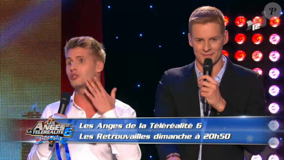 Benoît et Matthieu Delormeau dans les premières images du prime "Les Anges de la télé-réalité 6 - Les retrouvailles", diffusée en prime dimanche 6 juillet sur NRJ12.