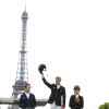 Maikel Van der Vleuten, Marcus Ehning (vainqueur Gucci Gold Cup), Reed Kessler - Troisième et dernier jour du Paris Eiffel Jumping présenté par Gucci, septième étape du Longines Global Champions Tour, à Paris le 6 juillet 2014.