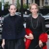 Uma Thurman et sa fille Maya Hawke arrivent au Palais d'Iéna pour assister au défilé Miu Miu croisière 2015. Paris, le 5 juillet 2014.