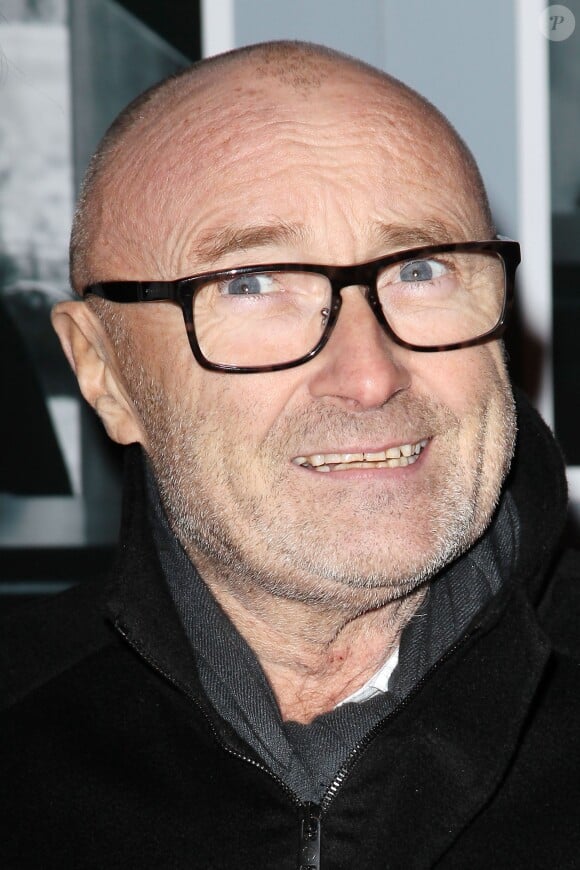 Phil Collins à New York, le 12 janvier 2014.
