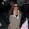 Tina Knowles, la mère de la chanteuse Beyoncé, se promène dans les rues de New York. Le 17 janvier 2014.