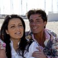 Exclusif - Giuseppe Polimeno - "Qui veut épouser mon fils" saison 1 - et son amie khadija, enceinte, passent les fêtes de fin d'année en amoureux à Hammamet en Tunisie. Décembre 2010.