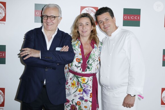 Exclusif - Alain Ducasse, Coco Coupérie-Eiffel et le chef Frédéric Vardon - Troisième jour du Paris Eiffel Jumping présenté par Gucci, septième étape du Longines Global Champions Tour, à Paris le 6 juillet 2014.