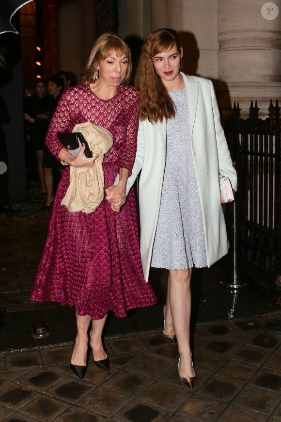Mathilde Meyer et Louise Bourgoin - Premier gala de la Vogue Paris Foundation au Palais Galliera à Paris le 9 juillet 2014. Cette fondation a pour objectif de développer les collections contemporaines du Musée de la mode de la ville de Paris.