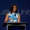 Michelle Obama lors de la convention nationale sur l'émancipation des Latinos organisée par la League of United Latin American Citizens à New York, le 10 juillet 2014.
