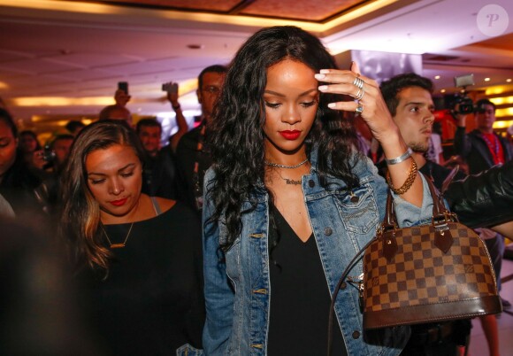 Rihanna à Rio de Janeiro, le 11 juillet 2014.