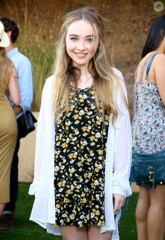 Sabrina Carpenter à la soirée Just Jared Summer Party au Pink Taco à West Hollywood, le 12 juillet 2014.