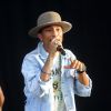 Pharrell Williams en concert au festival Wireless à Londres, le 4 juillet 2014.