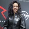 Rihanna lors d'une conférence de presse au Hard Rock Café à Paris, le 5 juin 2014. 