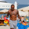 Jonathan de Guzman sur la plage Coco à Ibiza, le 19 juillet 2014